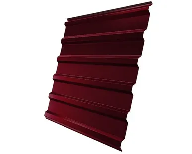 фото Профнастил С20R 0,45 PE RAL 3005 красное вино