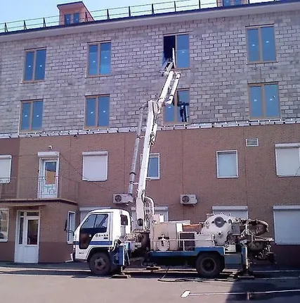 Фото №0 Автобетононасос стрела до 15 метров в аренду почасовой