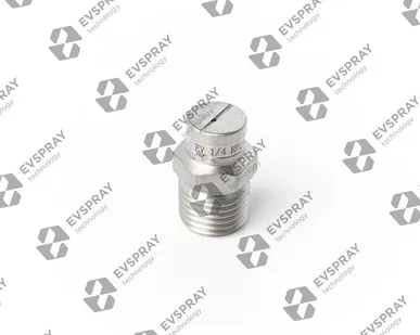фото Плоскоструйная форсунка сталь 303 1/4 HPL-08-50 (диаметр отверстия 2.05 мм, угол распыления 50°)