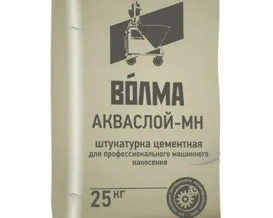 фото Штукатурка Волма Акваслой-МН цементная, 25 кг
