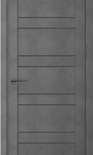 фото Межкомнатные двери ALBERO ДУБЛИН Бетон Темный/графит