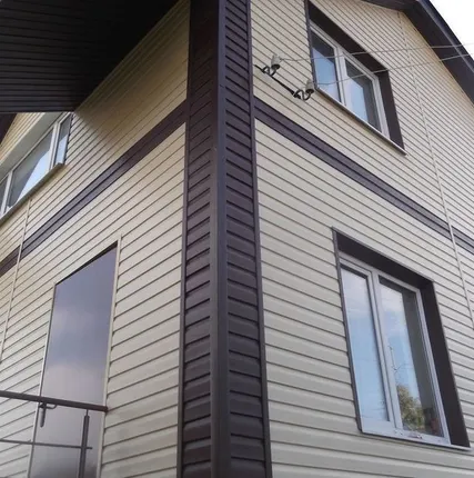 Фото №0 Сайдинг виниловый фасадный