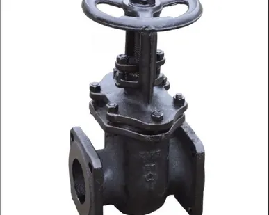 фото Задвижка чугунная 30ч6бр ду50 Ру 16 с параллельным затвором для труб