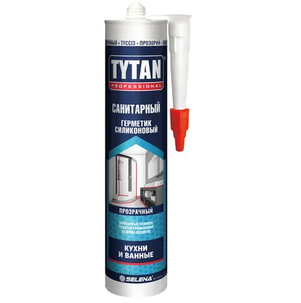 Фото №0 Герметик силиконовый Tytan Professional санитарный прозрачный (71538) 280 мл