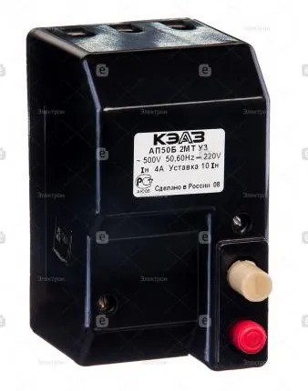 Фото №2 Выключатель автоматический АП50Б-2МТ-40А-10Iн-500AC/220DC-У3-КЭАЗ