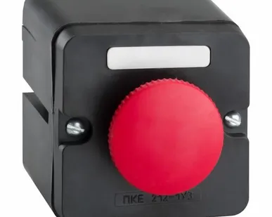 фото Пост кнопочный ПКЕ 212/1 (красный гриб) ЕТ519064