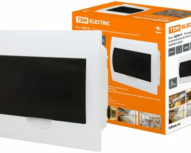 фото Бокс ЩРВ-П-12 TDM встраиваемый пластик