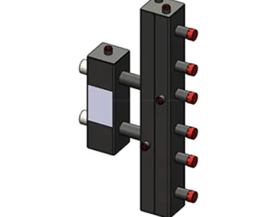 фото Гидроразделитель ZOTA с коллектором вертикальный, 3 контура, до 70 кВт
