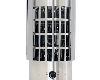 фото Электрокаменка УМТ Сфера ЭКМ 4,5 кВт (380/220 В, встроенный пульт, нержавеющая сталь)