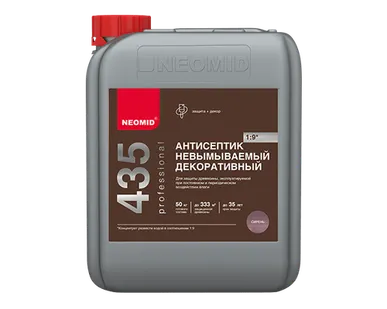 фото Антисептик невымываемый NEOMID 435 5 кг, орех