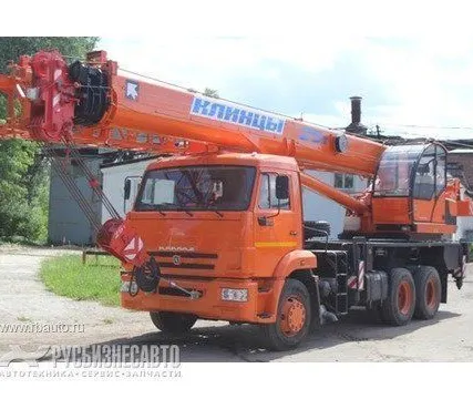 Фото №0 Автокран КС 55713-1К-4 25т. с доп. противовесом (КАМАЗ-65115) ОВОИД