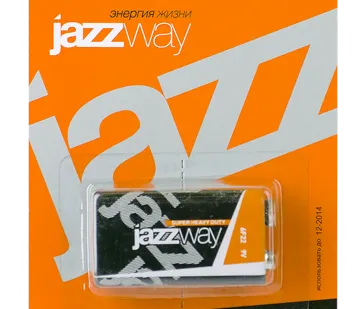 фото Элемент питания 6F22 JAZZway Super Heavy Duty BL-1