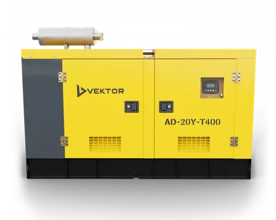 фото Дизельный генератор Vektor AD-20Y-T400 в шумозащитном кожухе