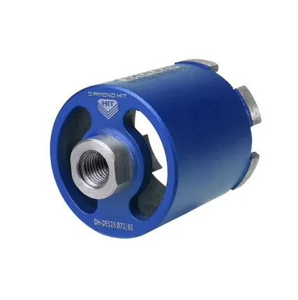 Фото №0 Коронка по бетону для алмазного бурения с микроударом Diamond Hit DH-DE525 72*65 M16 R 6LSP