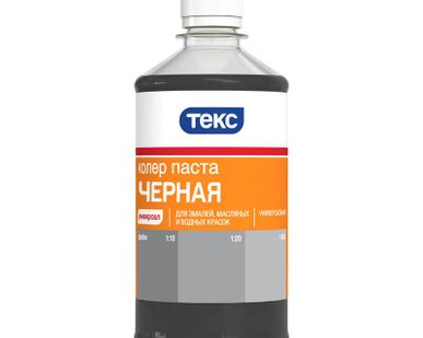 фото Колеровочная паста №11 черная Текс 0,5л