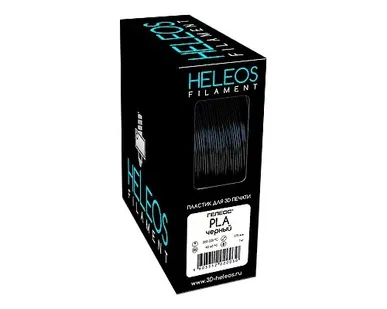 фото PLA пруток Heleos 175 мм черный