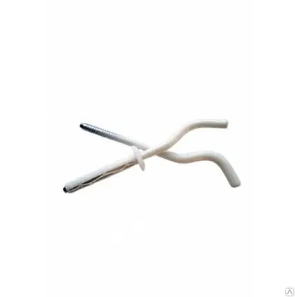 Фото №0 Кронштейн для чугунного радиатора 10*200 мм с дюбелем