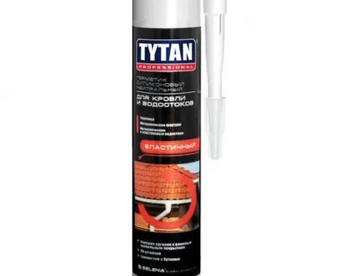 фото Герметик Tytan нейтральный для кровли 310мл черный