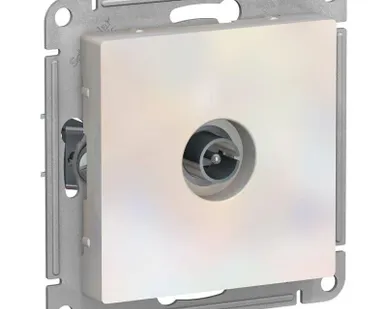 фото Розетка телевизионная TV AtlasDesign коннектор механизм жемчуж. SE ATN000493