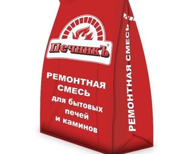 фото Смесь Печникъ для ремонта бытовых печей и каминов 10кг