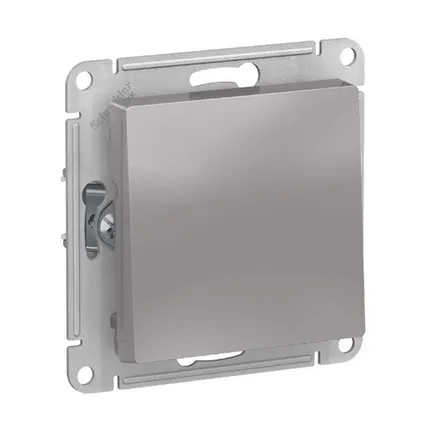 Фото №0 Schneider Electric Механизм выключателя 1-кл. СП AtlasDesign 10А IP20 10AX алюм. ATN000311 Schneider Electric
