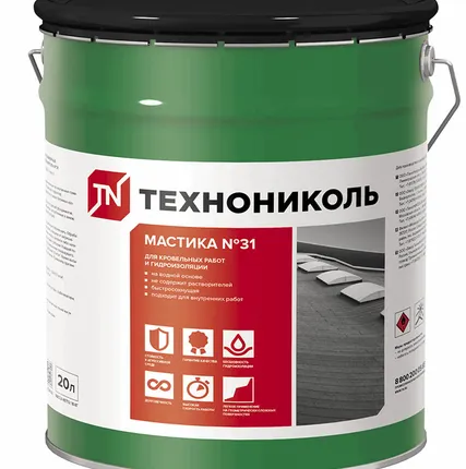 Фото №0 Мастика для кровельных и гидроизоляционных работ Технониколь №31
