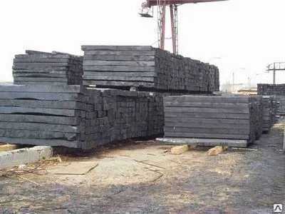 Фото №0 Шпала деревянная пропитанная тип 1