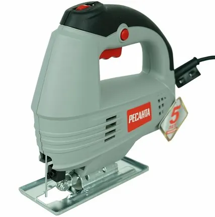 Фото №0 Лобзик электрический Ресанта Л-55/600, 600Вт, 500-3000 ходов/мин, макс.толщина до 55мм