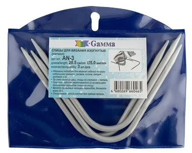 фото Спицы изогнутые AN-3 металл d 5.0 мм 20.5 см 3шт