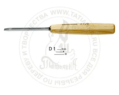 фото Стамеска компактная прямая плоская Pfeil PF-D 1/12