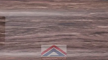 Фото №0 823 Дуб каменный  плинтус ПВХ "WIMAR" 2,5м 