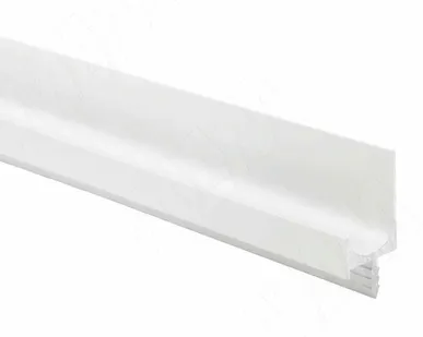 фото Профиль-ручка врезная для фасада 16/18мм, белый матовый (краска RAL9016), L-3000мм (PH.RU07.3000.WHM PR)