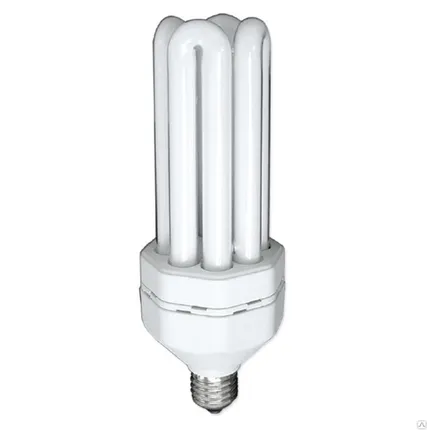 Фото №0 Лампа энергосберегающая полуспираль Т2 2700 К цоколь Е27 15 Ватт УПРАВДОМ