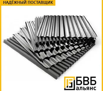 фото Лист профилированный оцинкованный 0, 9 мм Н80