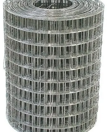 Фото №0 Сетка сварная оцинкованная ячейка 50х60 мм, d-1,3 высота 250 мм, длина 5м. Строительная, фильтровая, фильтровальная, оцинковка для птиц брудер