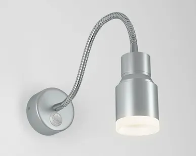фото Настенный светодиодный светильник с гибким корпусом Molly LED MRL LED 1015 серебро