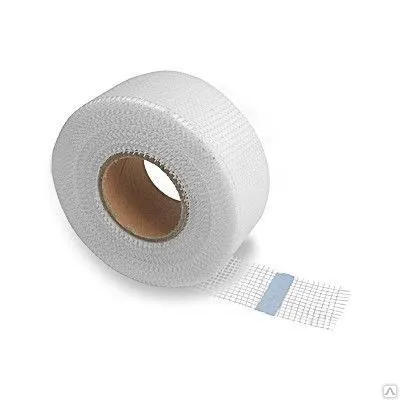 Фото №0 Сетка серпянка самоклеящаяся,50мм х 90 м (рулон)