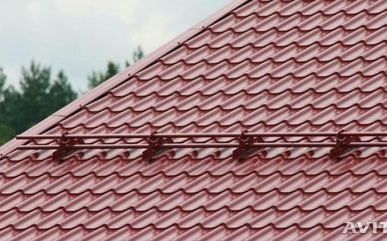 фото Снегозадержатель трубчатый