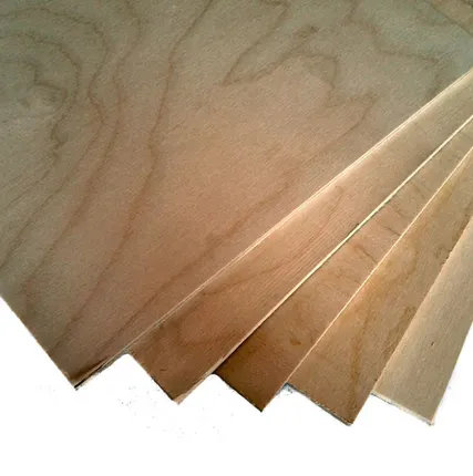 Фото №0 Фанера берёзовая ФК Е-1 1525x1525x4мм сорт 4/4 НШ