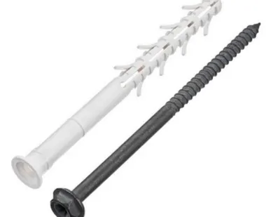 фото Дюбель с шурупом 10х80 мм потайной