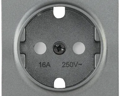 фото НР-2-1-БА Накладка розет. с з/к с шт. BOLERO антрацит IEK