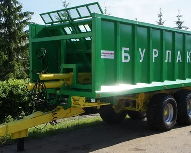 фото Полуприцеп с передвижной стеной ПТ-18 для тракторов