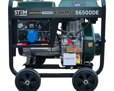 фото Генератор дизельный STEM Techno S6500DE (6.5 кВт, электростартер, дисплей, подогрев)