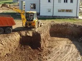 фото Откопка котлована