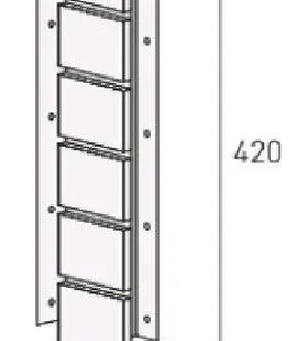 фото Универсальный профиль VOX Solid Brick Bristol кирпич красный 12,1см х42 см