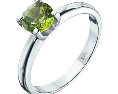 фото Помолвочное кольцо ЭПЛ Даймонд с бриллиантом, из серебра