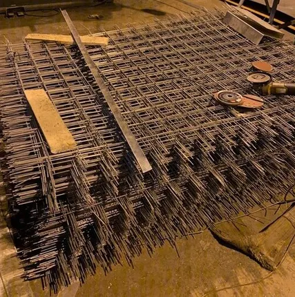 Фото №0 Сетка стальная арматурная сварная в рулонах 100x100x3 мм ГОСТ 23279-2012