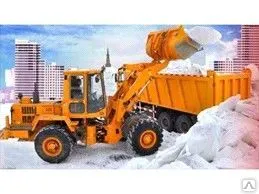 фото Вывоз снега с погрузкой
