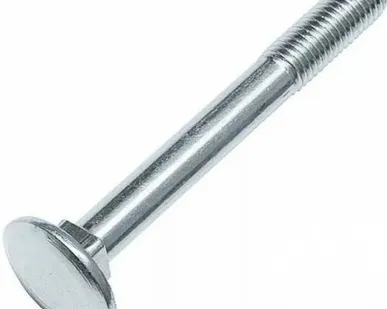 фото Болт с полукруглой головкой и квадратным подголовком, din 603, класс прочности 5.8, оцинкованная сталь