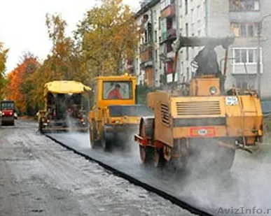 фото Укладка асфальта